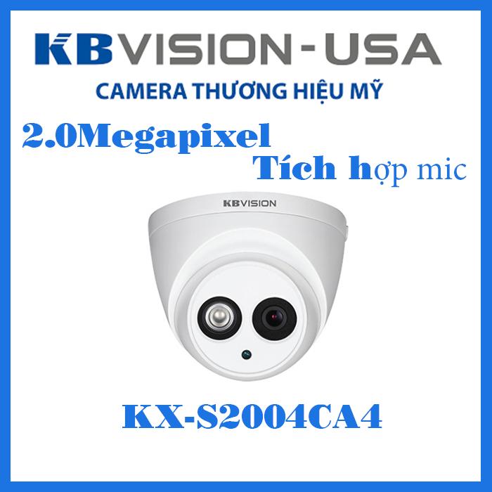 Camera Dome hồng ngoại 2.0 Mp KBVISION KX-S2004CA4