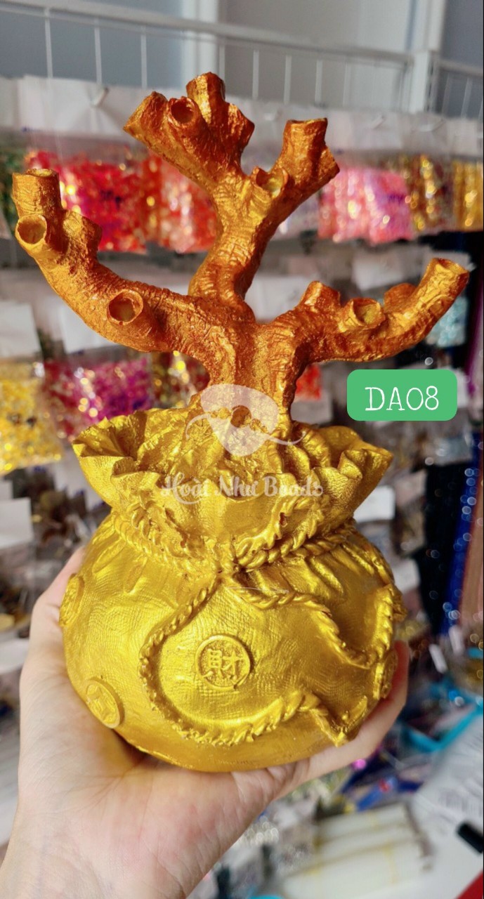Gốc san hô làm cây kim tiền