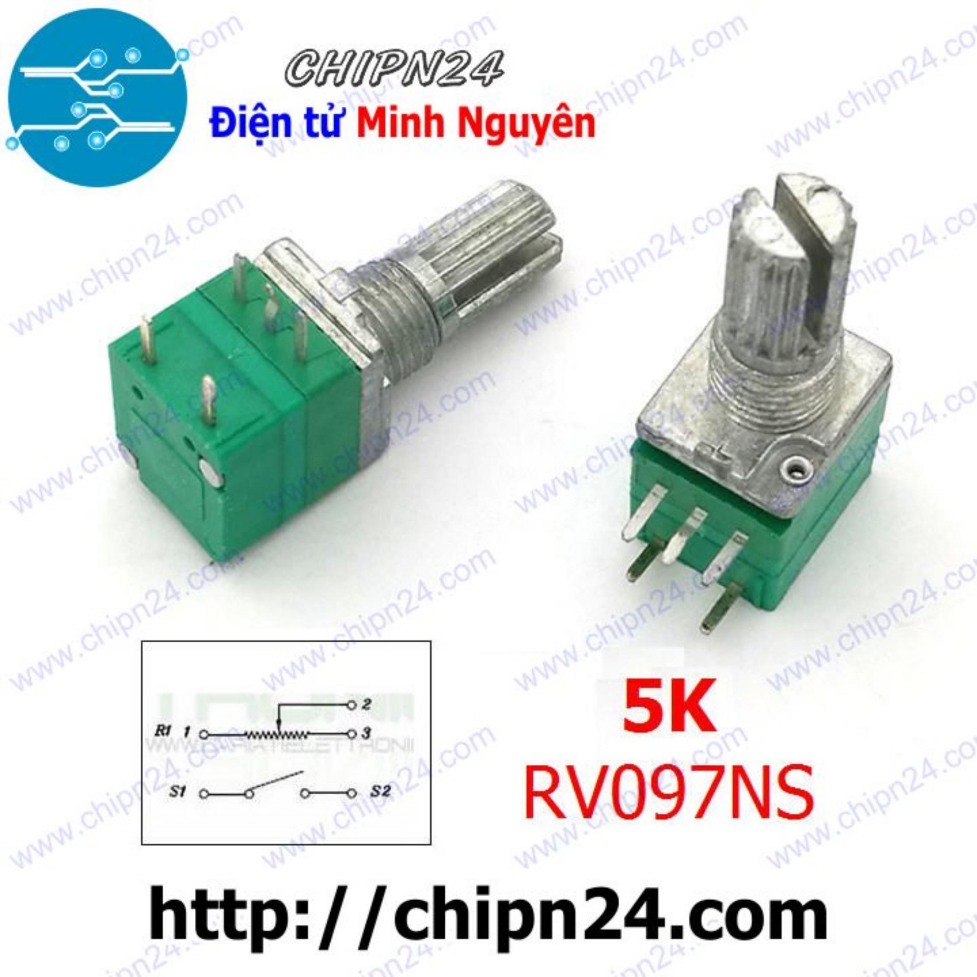 Biến trở xanh 5 chân 5k rv097ns