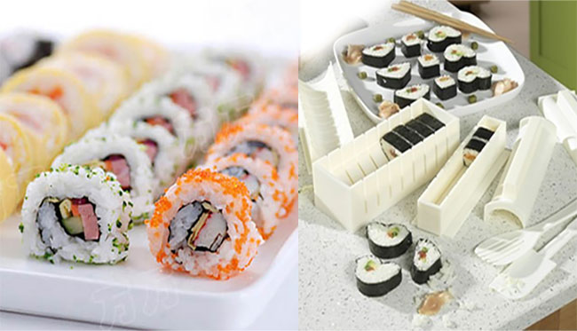 Bộ dụng cụ làm Sushi 10 món Cao Cấp
