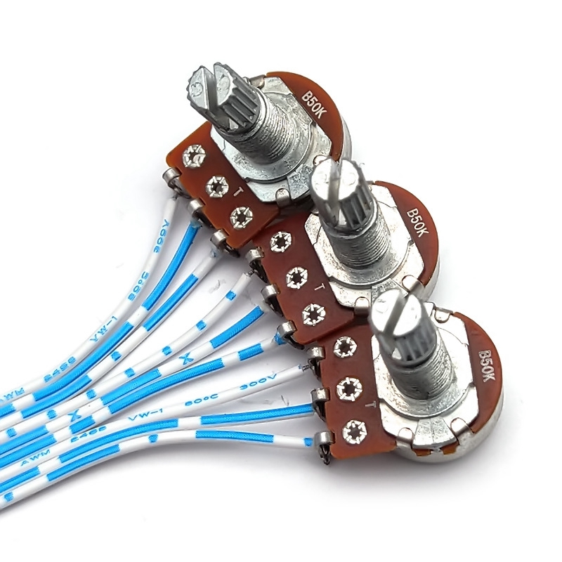 3 Band EQ Preamp Circuit Guitar Dual Potentiometer for Active Bass Guitar Pickup 5 Control Knobs Guitar Pickup Control