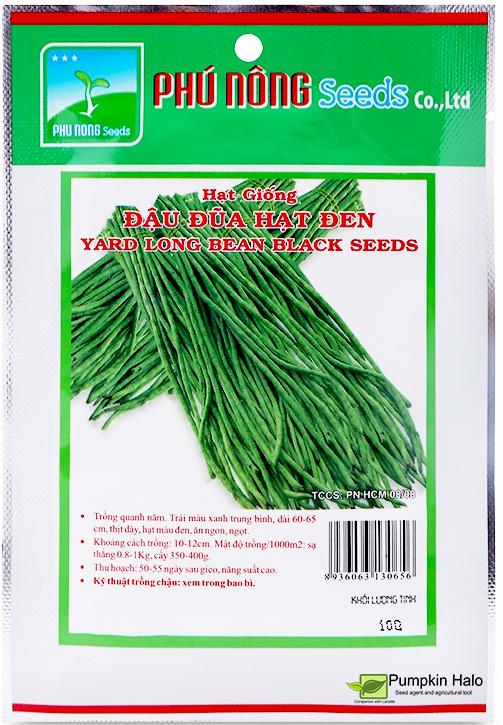 Hạt giống đậu đũa hạt đen pn - 10g