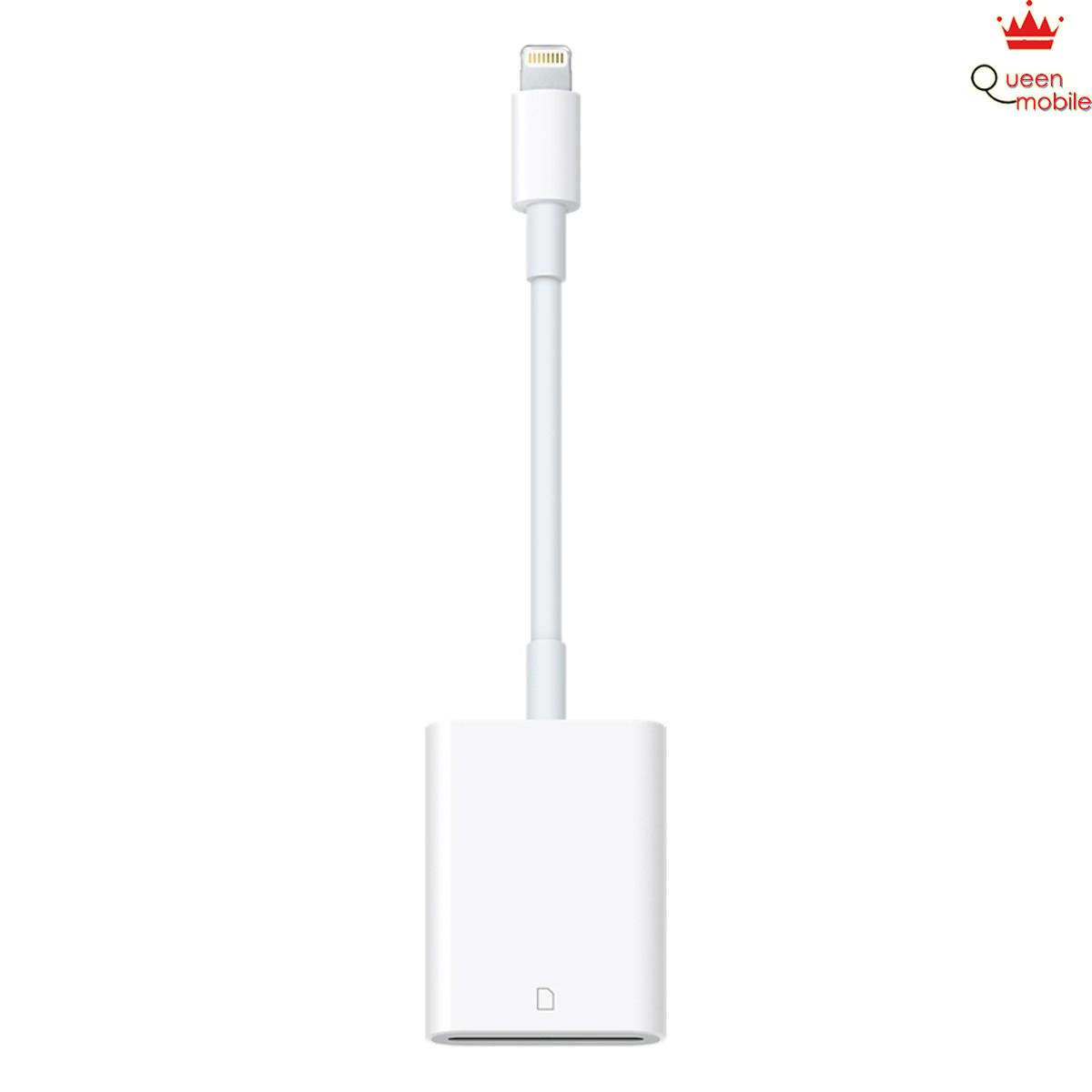 [HCM]Dây Cáp Chuyển Đổi Lightning Sang SD Card Camera Reader Apple MJYT2ZA/A