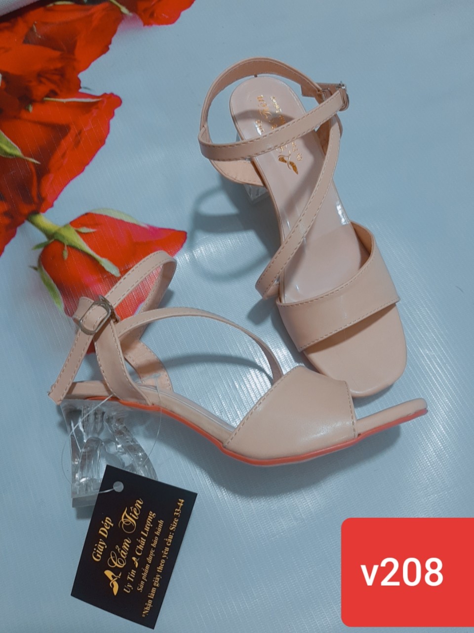 Giày cao gót nữ gót tim 7 phân size 33 đến 44