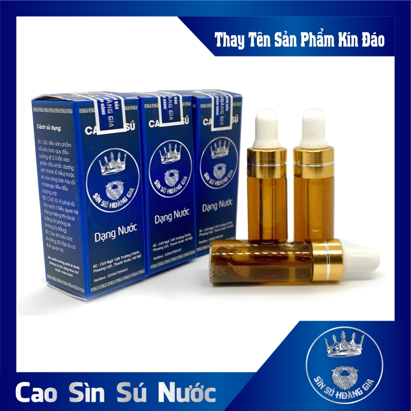 Cao Sìn Sú Chai Serum Đậm Đặc Bấm Giọt Dùng 50-60 Lần nhập khẩu