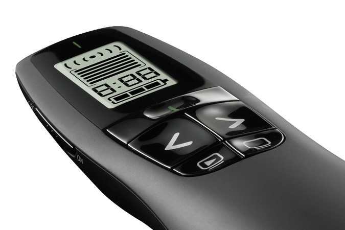 Logitech R800 LCD display pen, USB 2.4 GHz connection range 30m-3 years warranty