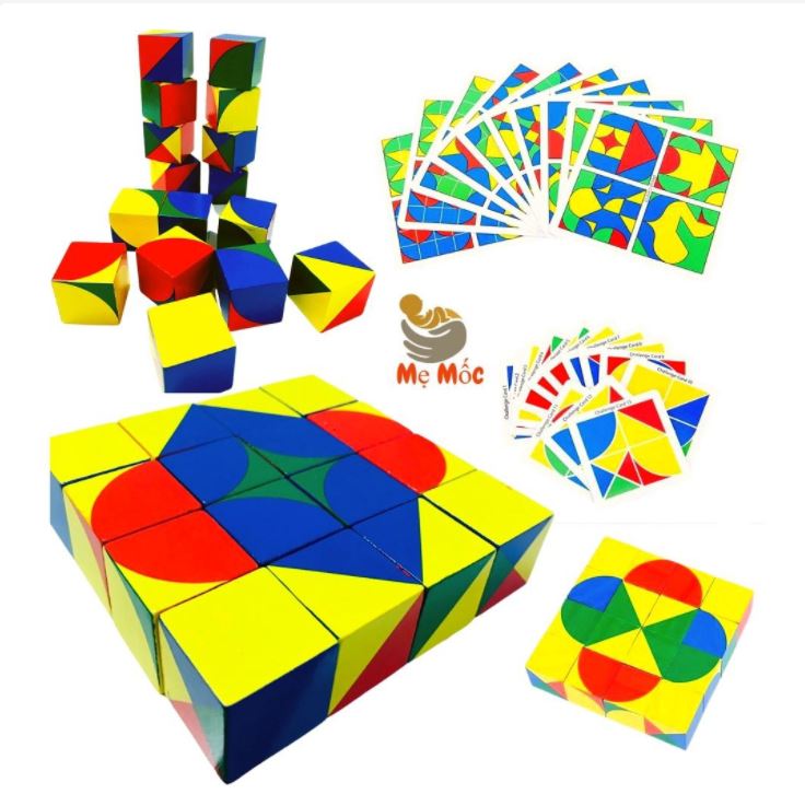 Đồ chơi giáo dục NUMBER BLOCK Linking Cubes học toán và xếp hình sáng ...