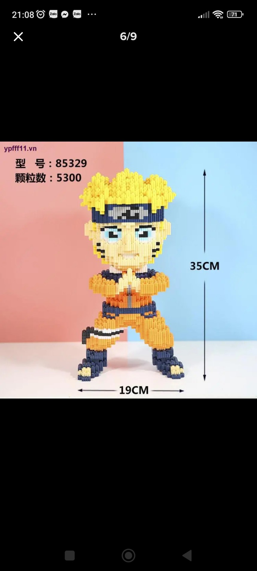 Mô hình lắp ráp Lego Manga Naruto và Kakashi [TẶNG KÈM BÚA GÕ LEGO]