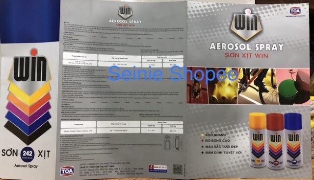 Sơn xịt áp suất WIN