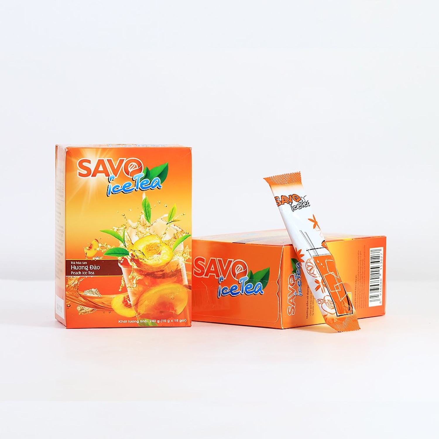 Trà đào hòa tan SAVO (16 gói x 15g)