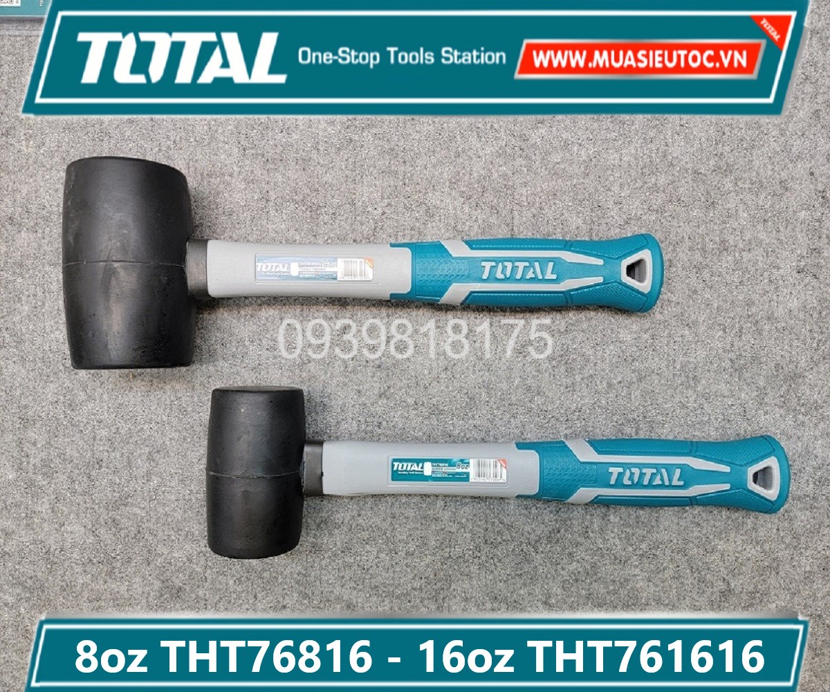 ĐỒ NGHỀ TOTAL Búa cao su THT76816 - THT761616