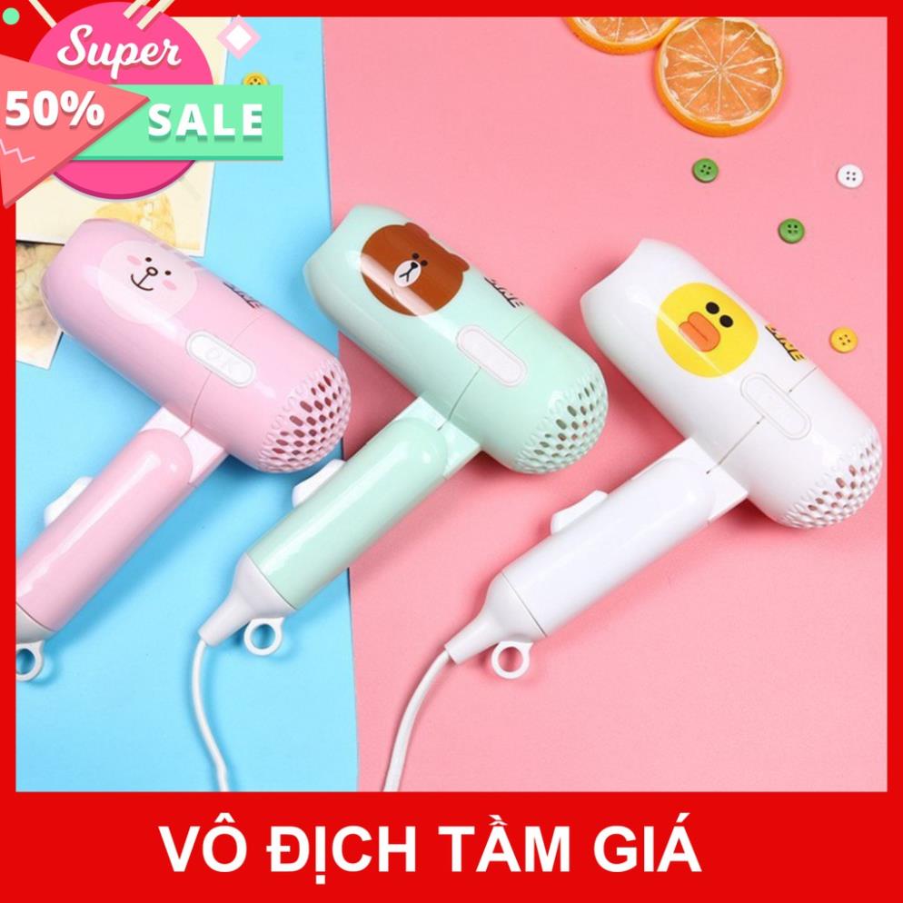 ❣️Máy Sấy Tóc Mini Icon Siêu Kute ❣️2 Chế Độ Gấp Gọn❣️