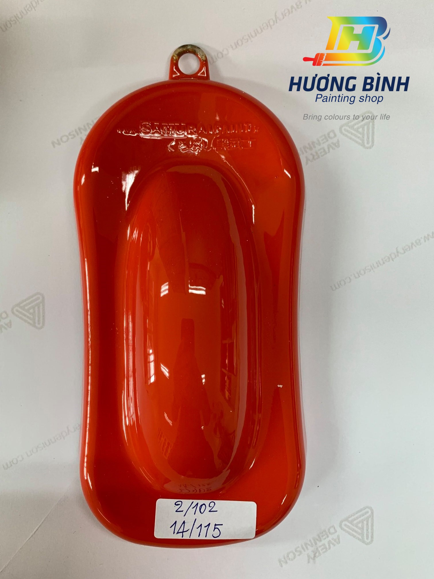 Sơn xịt Samurai màu Cam - 115 (400ml) (có khả năng kháng xăng A92, A95)