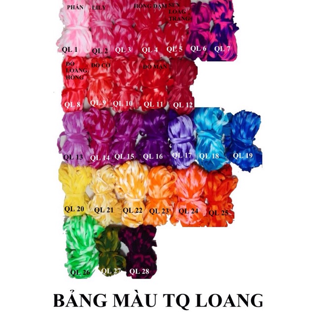 Vải Voan Làm Hoa( 5 Sợi- 10 Sợi)