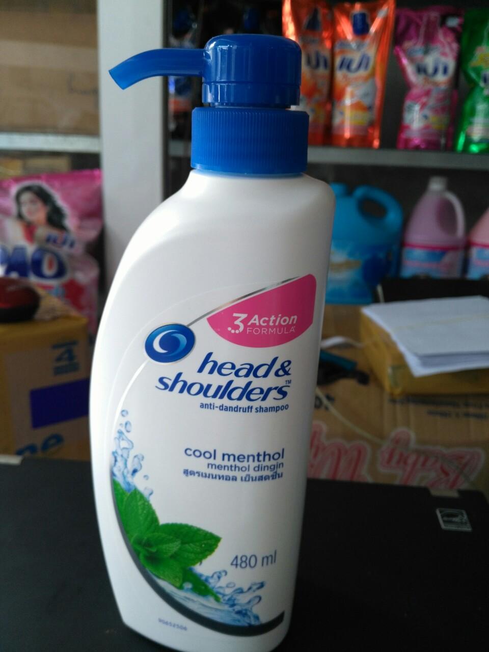 2 Chai Dầu Gội Head Shoulders 480ml Thái Lan