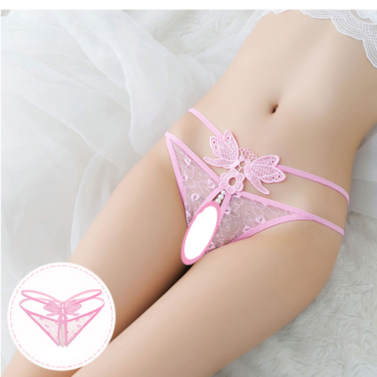 Quần lót nữ khoét đáy sexy - Màu hồng