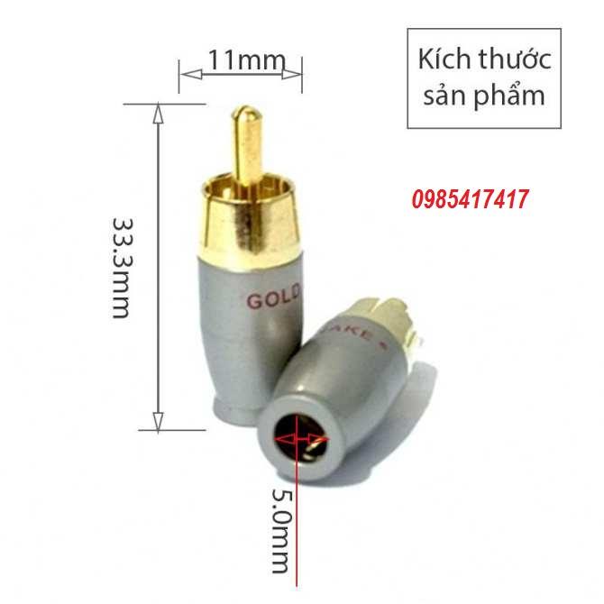 Đầu hàn Jack AV / RCA / Hoa sen