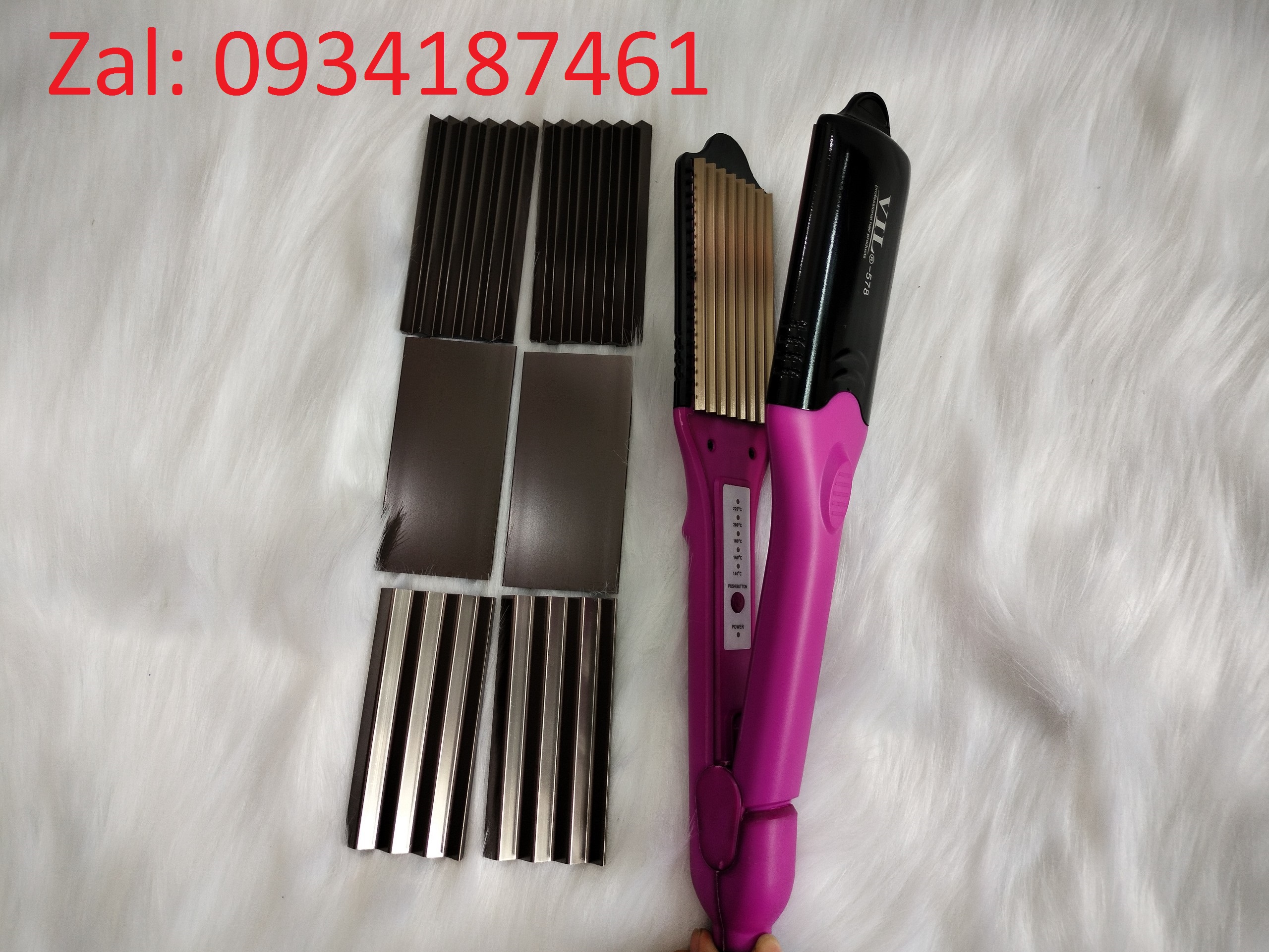 Kẹp bấm tóc tiện lợi có nhiều lưỡi dập kích cỡ khác nhau thay thế