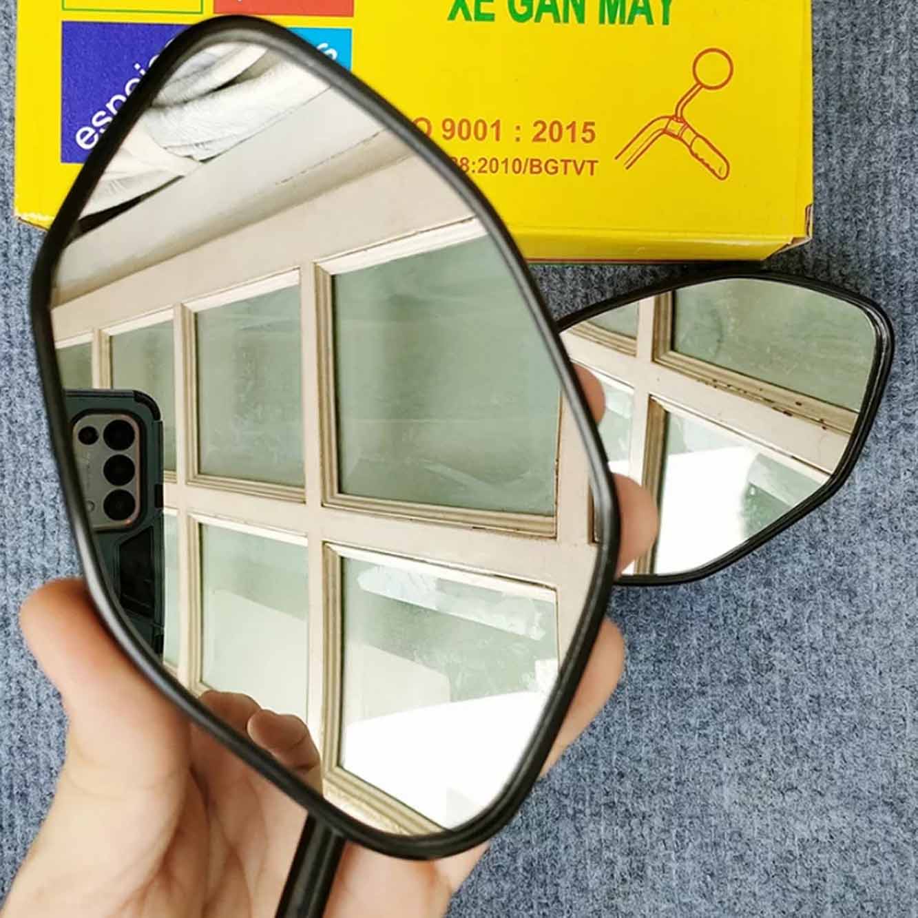 Gương chiếu hậu xe AB chân ngắn ( giá 1 cặp )