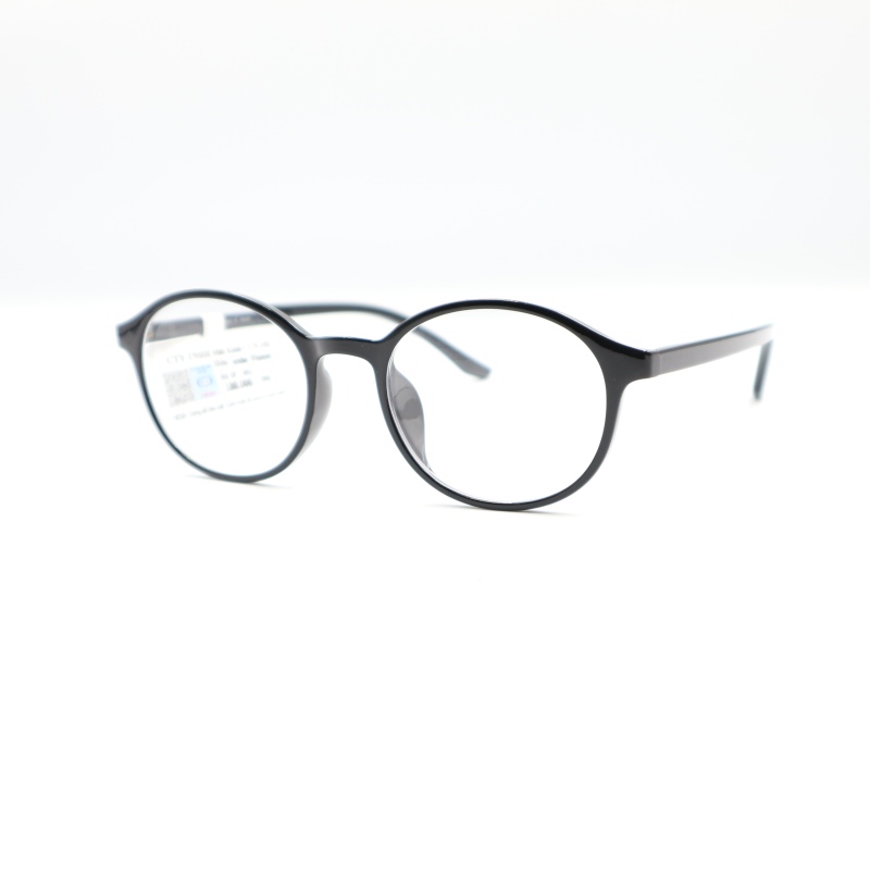 Giá bán Kính cận thời trang Wide Vision 6013 từ -0.50 đến - 8.00 độ màu đen bóng- kính đã có độ