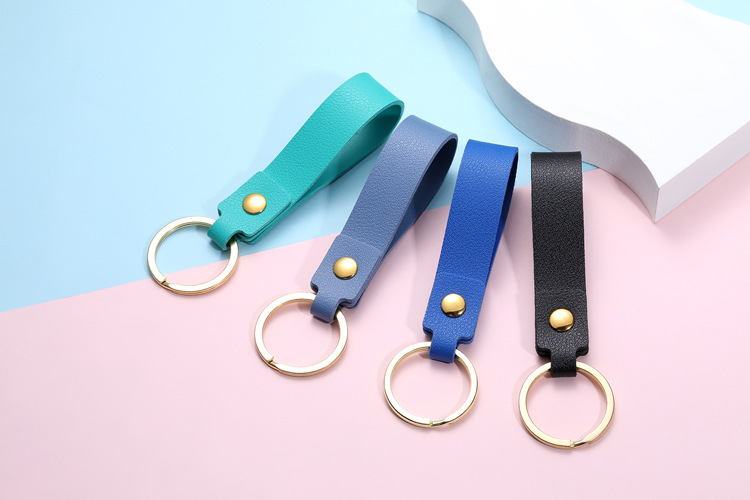 Móc Khóa Dây Da keychain Nhiều Màu Thời Trang