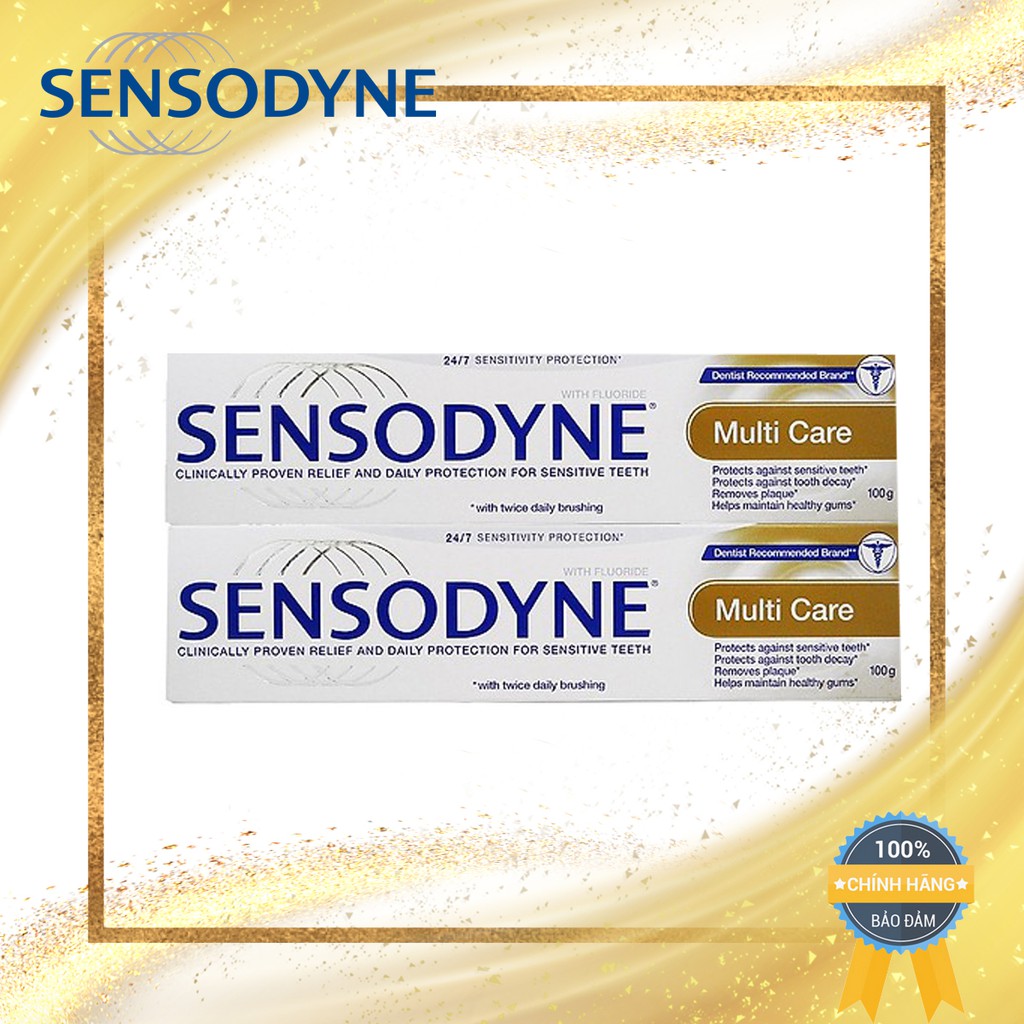 [HCM]Kem đánh răng Sensodyne Multi Care 100g