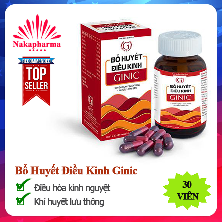 Bổ huyết điều kinh Ginic