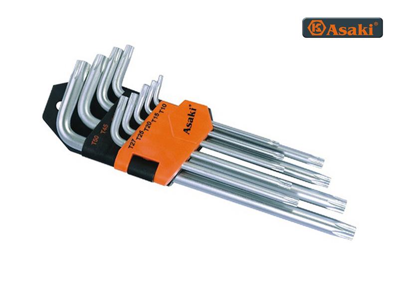 Bộ lục giác sao 9 cây dài asaki ak-412 c2-t10-t50