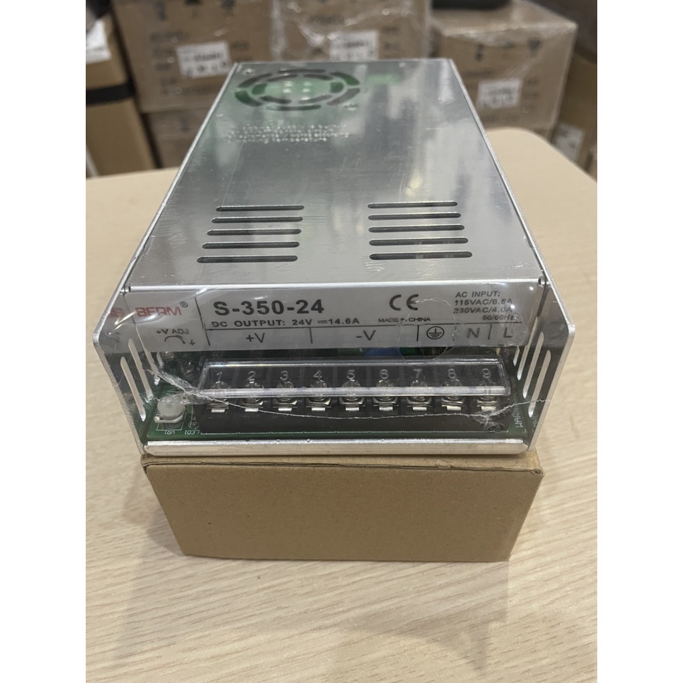 Bộ nguồn xung 24vdc 350w berm s-350-24