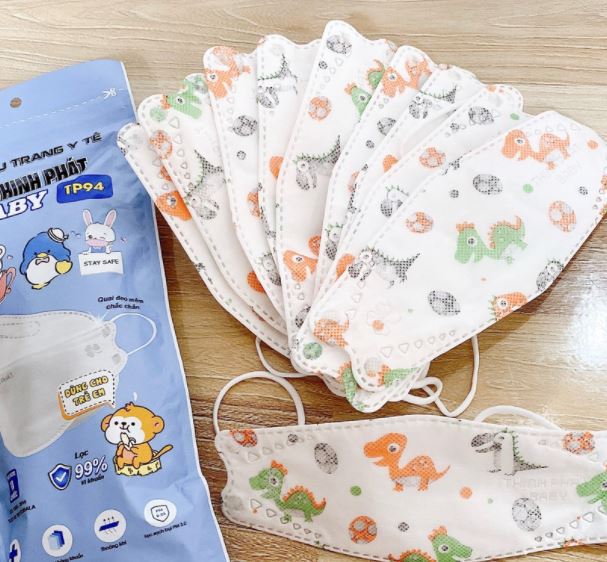 (sunashop)_Khẩu Trang Trẻ Em 4D - Thịnh Phát