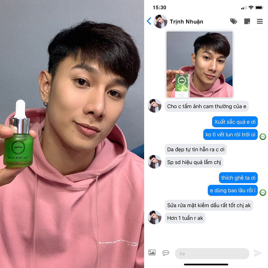 Serum Tràm Trà Venus 15ml sạch mụn & mờ thâm trắng da