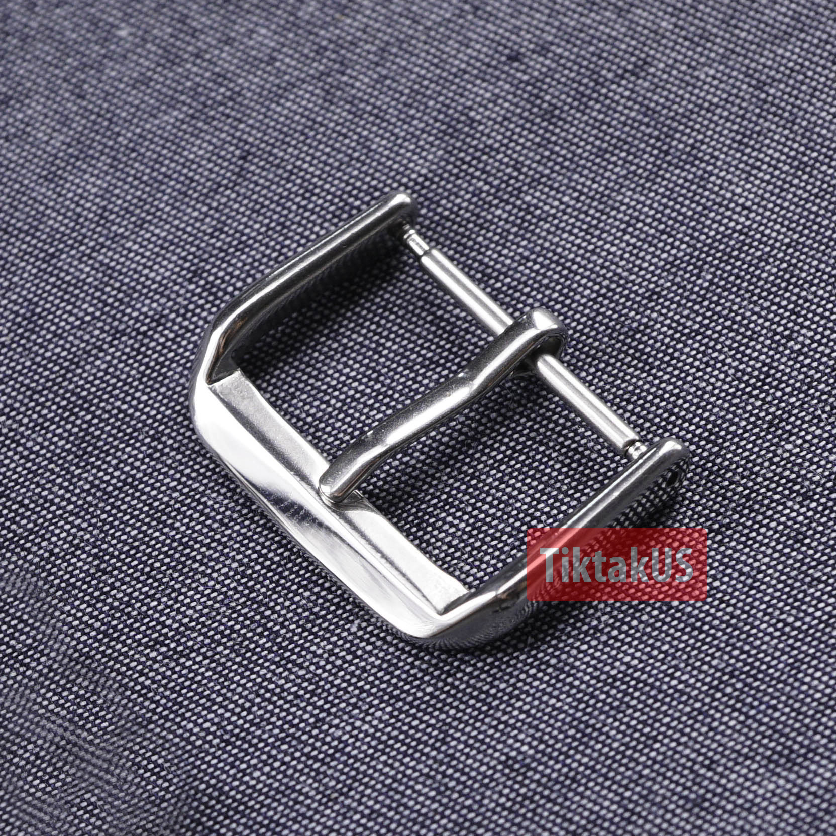 Khóa gài thép không gỉ cho dây da đồng hồ mạ PVD nhiều màu, đủ size 16mm - 18mm - 20mm - 22mm
