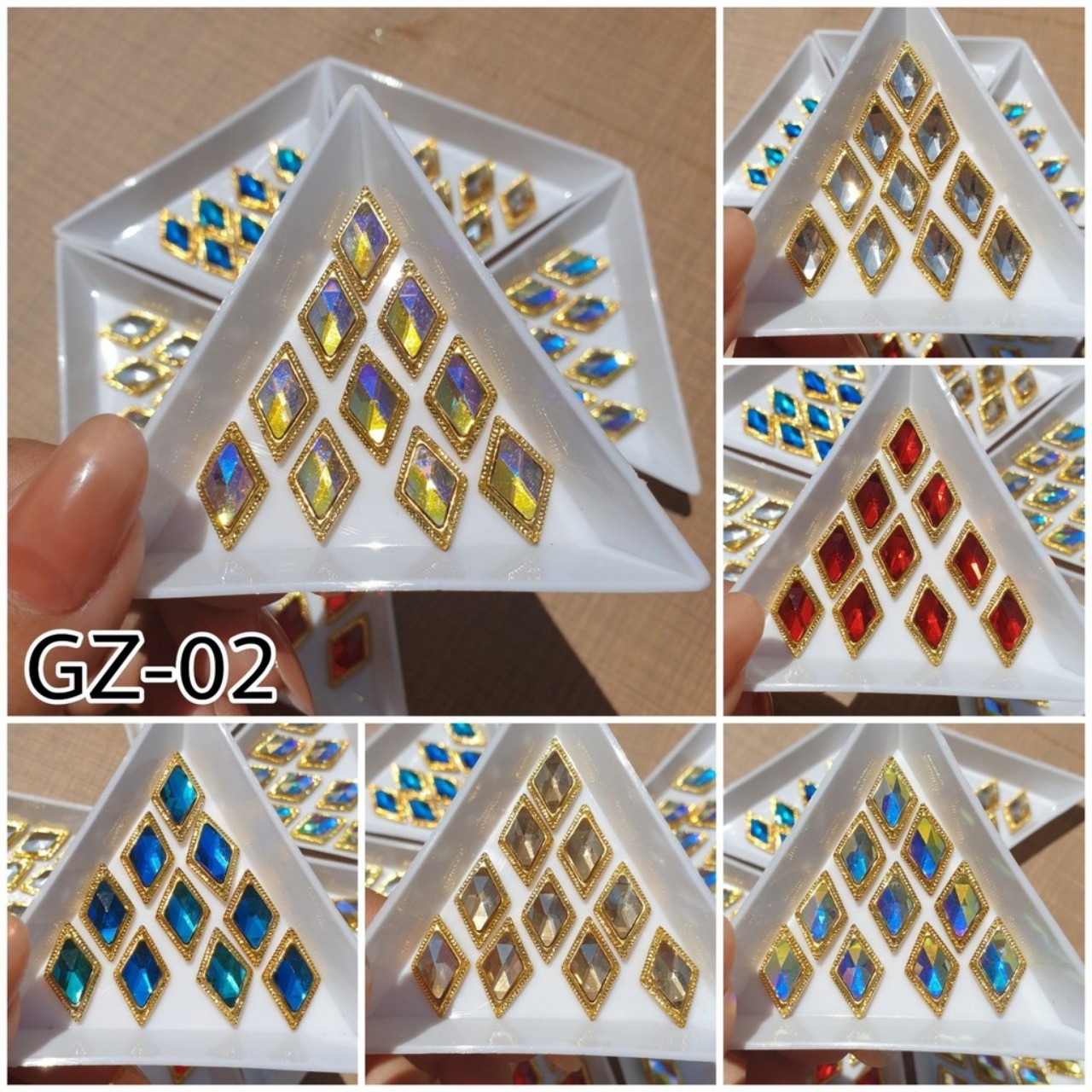 Charm đá đính móng 5B (combo10v) - BYH083