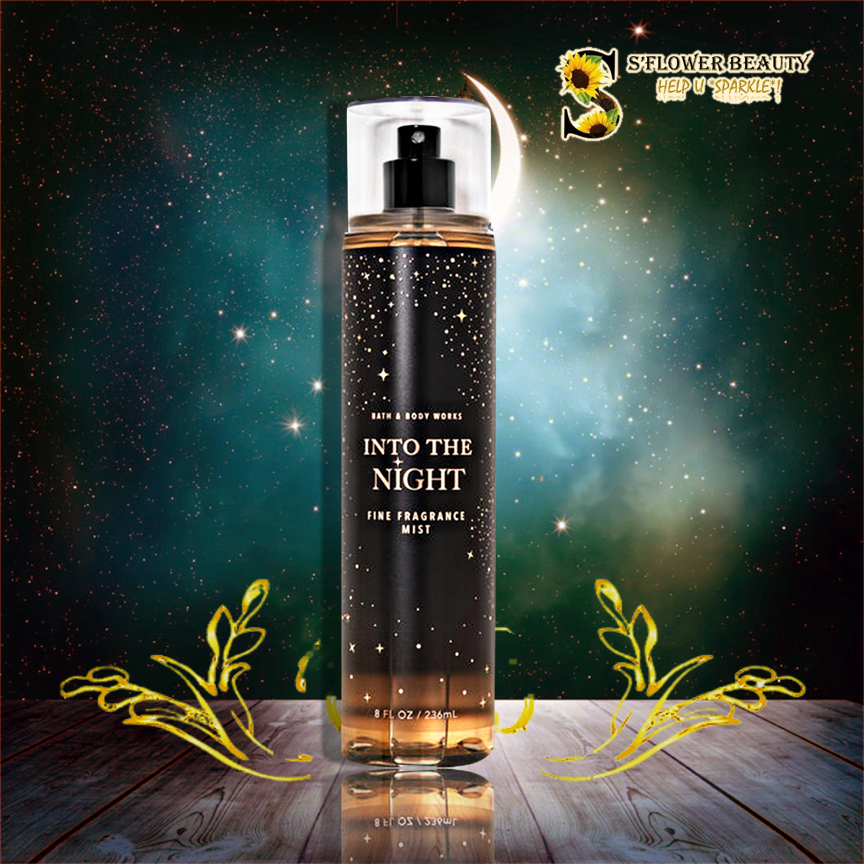 ✨ INTO THE NIGHT | Xịt Thơm Nước Hoa Toàn Thân Bath & Body Works Body Fragrance Mist (236ml)