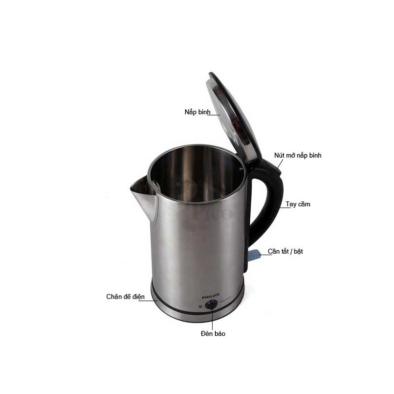 Ấm đun nước siêu tốc Philips HD9316 1.7l