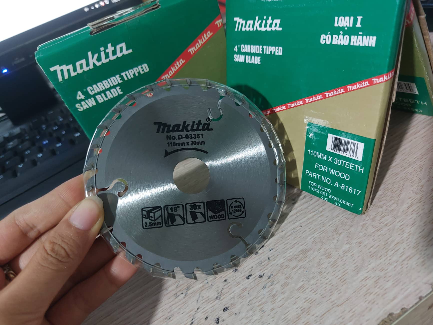 Lưỡi cắt gỗ Makita D110