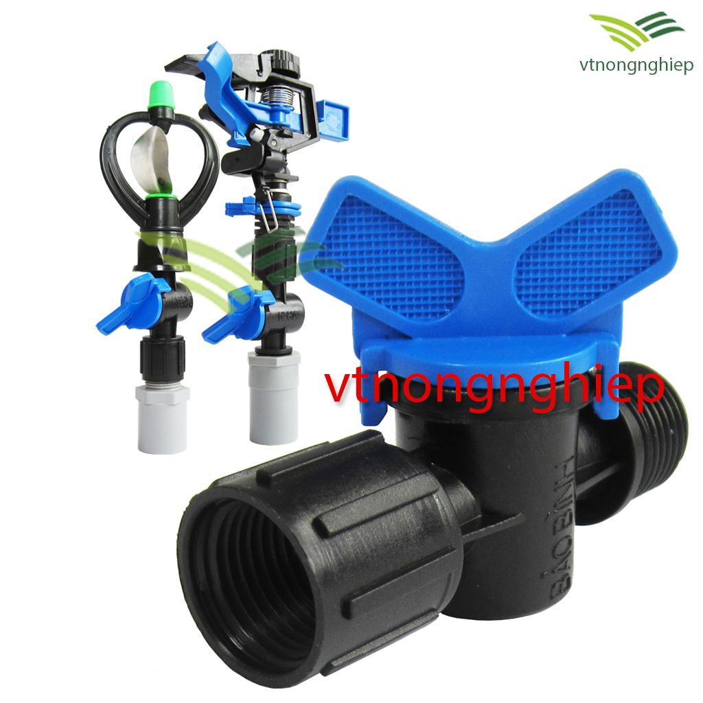10 van chỉnh nước ren 21, VR-21, gắn béc tưới.