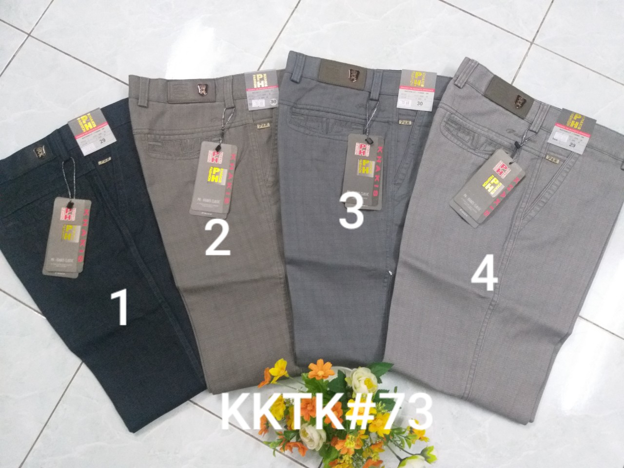 [HCM]Quần kaki trung niên cao cấp kk073