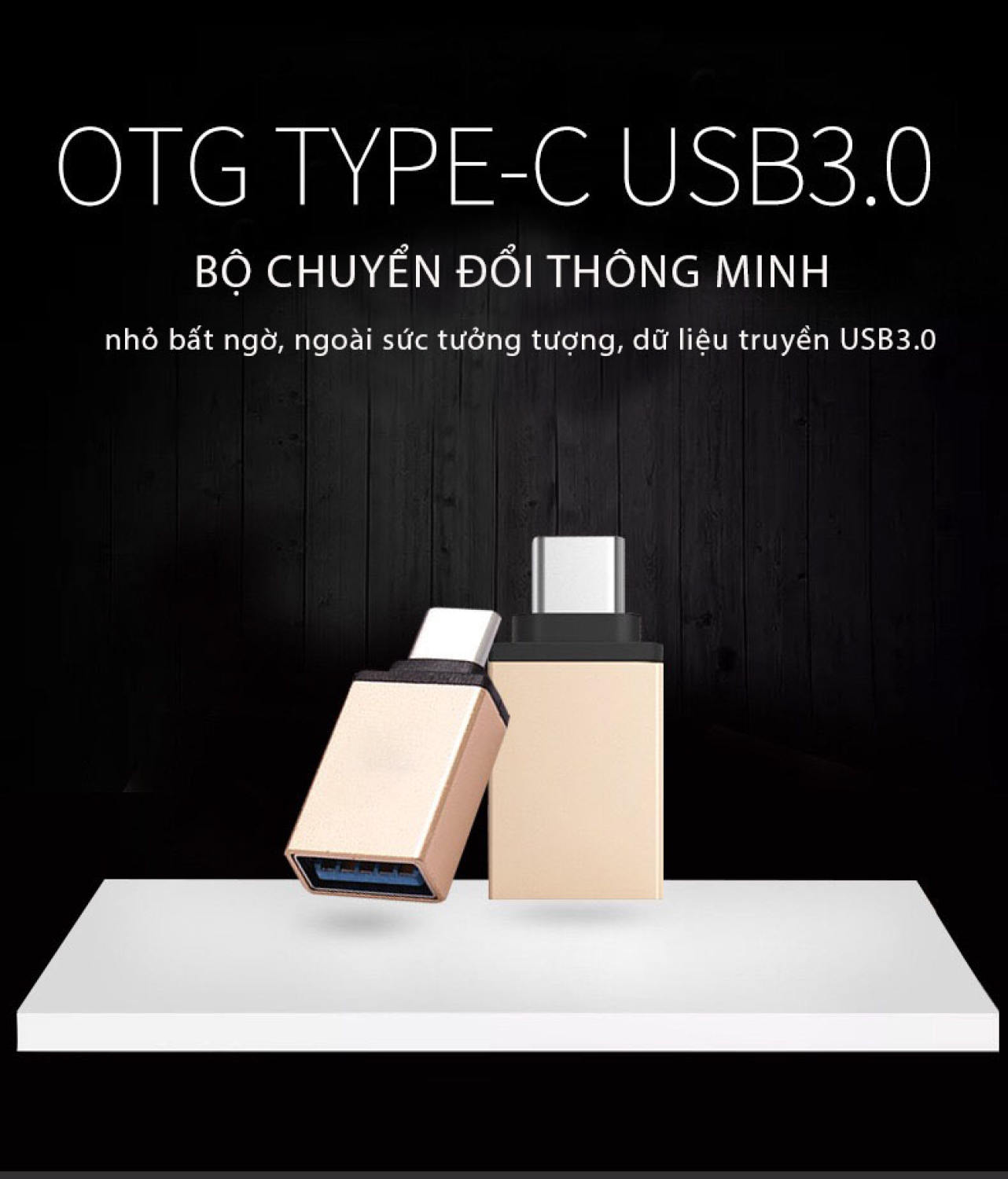 [HCM]Đầu Chuyển Đổi USB Type C sang USB 3.0 Cho Điện thoại Macbook