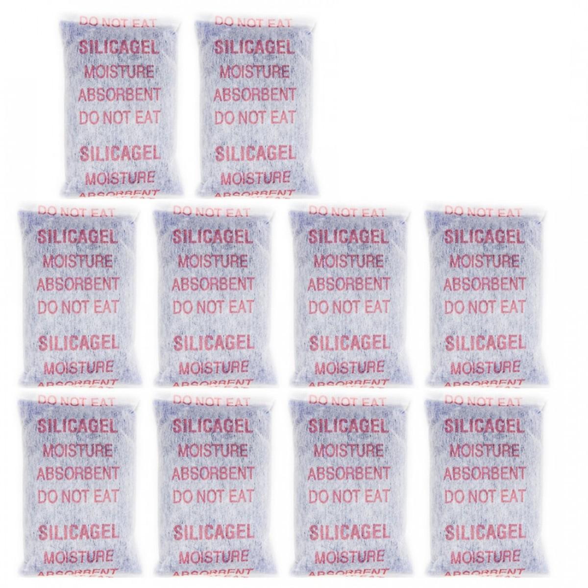 10 gói hạt hút ẩm xanh (100gram/ gói)