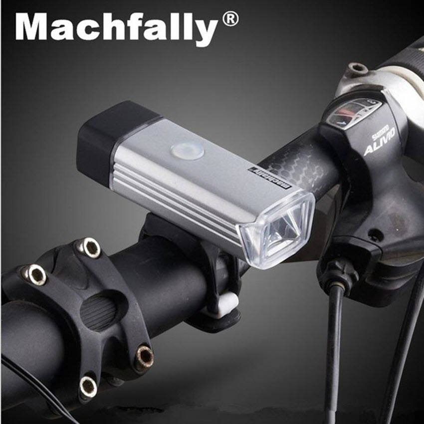 Đèn pha Xe đạp siêu sáng Machfally có cổng Sạc USB cao cấp