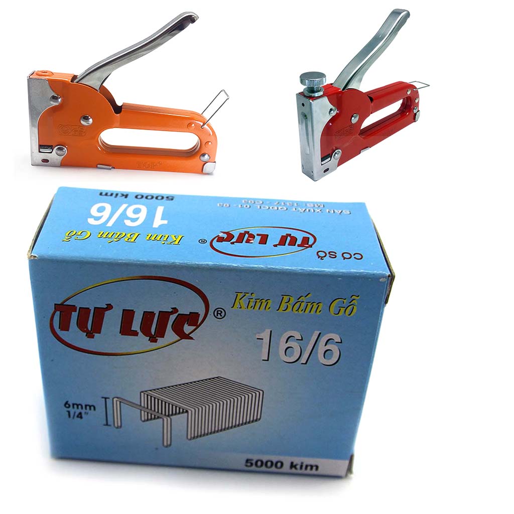 Hộp kim bấm gỗ 16-8 5000 kim bằng thép cứng 8mm