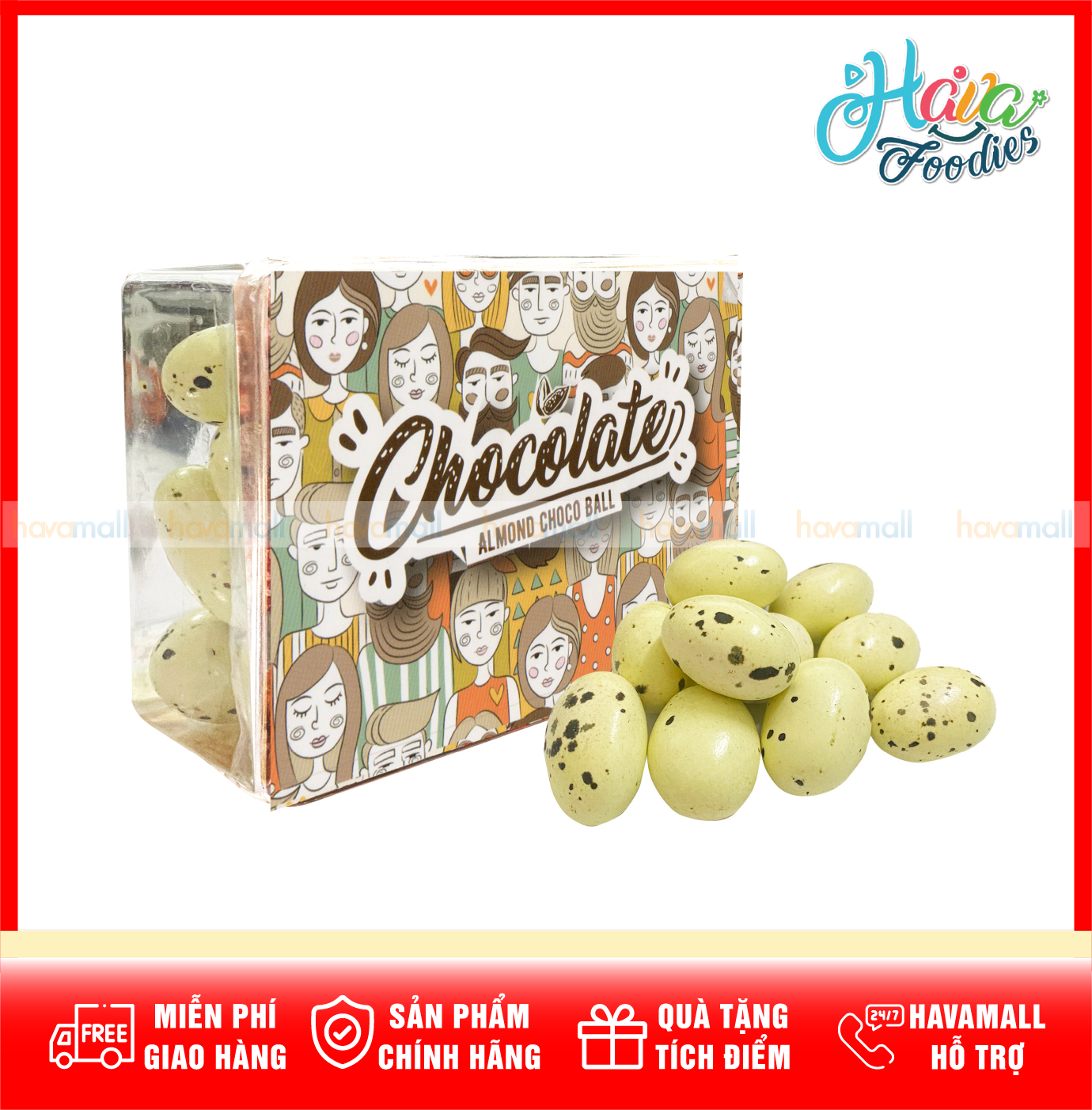 [HOÀN TIỀN MAX 10%]Kẹo Tuổi Thơ Choco Rock Socola Trứng Khủng Long Nhân Hạnh Nhân Hộp 150g