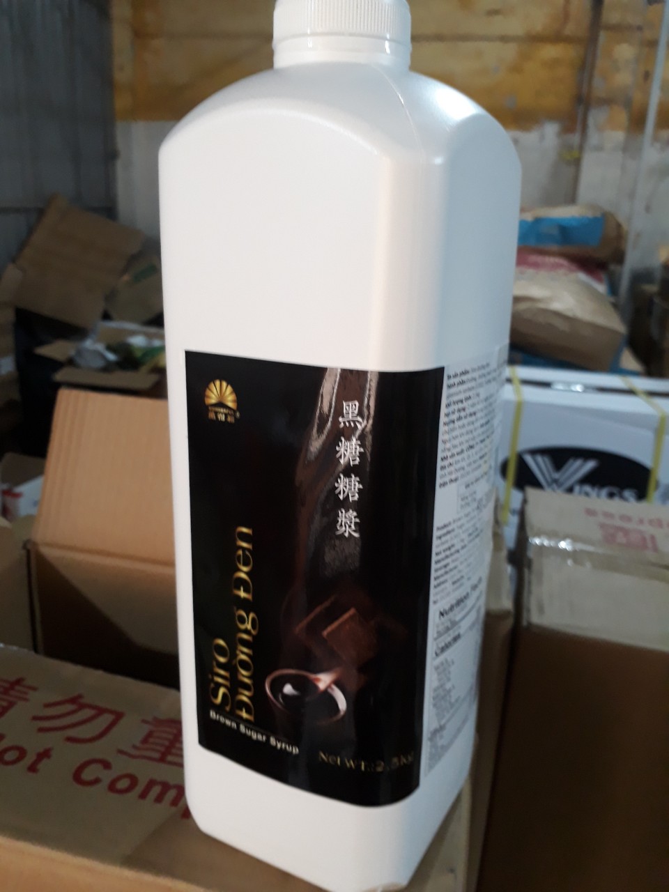 Siro đường đen Wonderful can 2.5kg