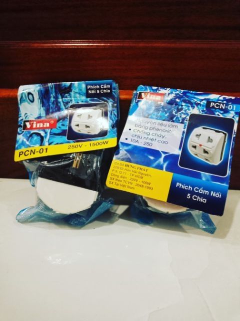 [HCM]Ổ phích cắm nối chia 5 VINA