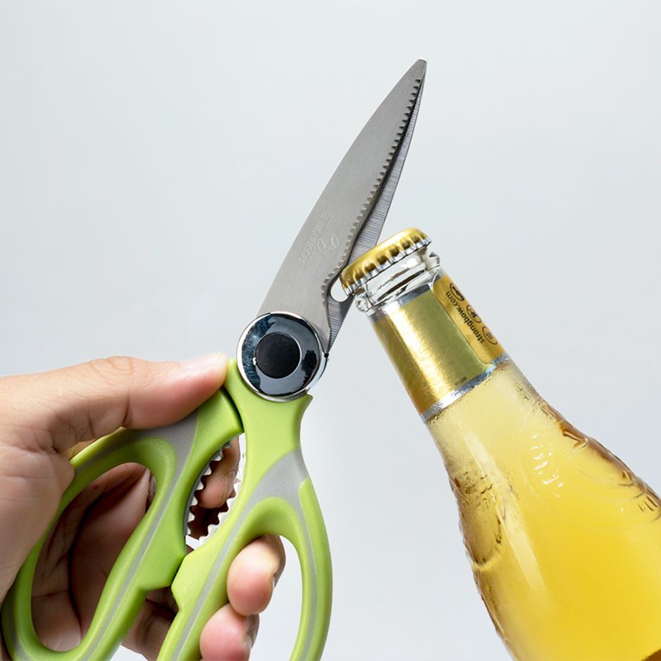 BENCHUSCH HEAVY DUTY KITCHEN SHEARS - MULTIFUNCTION - STAINLESS STEEL - ULTRA SHARP SCISSORS