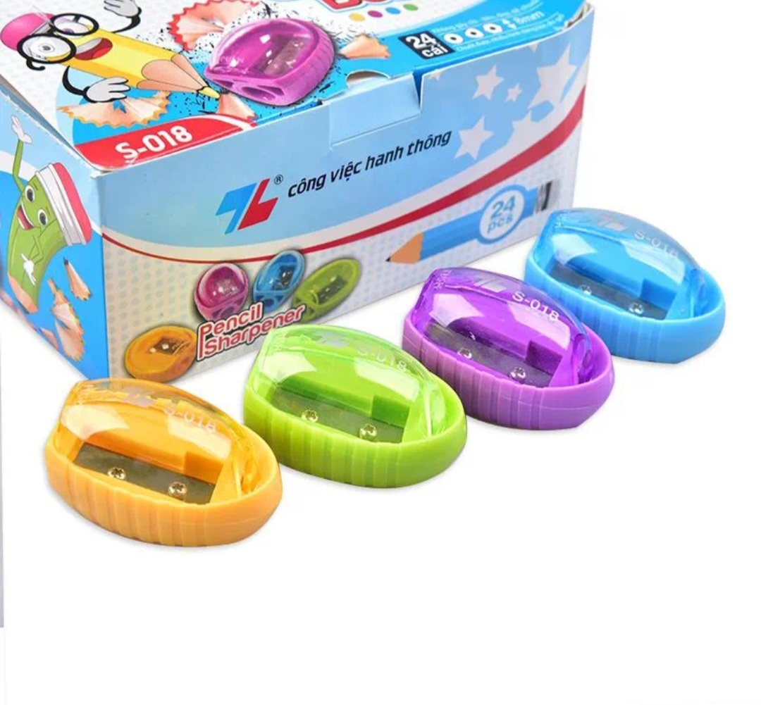 Thiên Long S-018 Multi-Color Manual Pencil Sharpener for Students