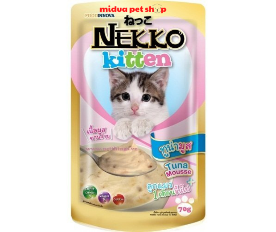 [Hoàn Tiền 10%] Pate Nekko cho mèo con 70g