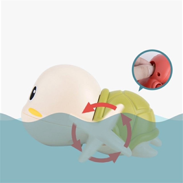 Đồ Chơi Phòng Tắm Rùa Bơi Chạy Cót Cho Bé