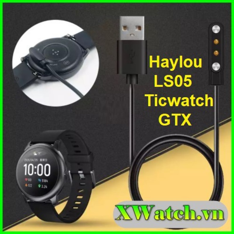 Đế sạc - Cáp sạc Xiaomi Haylou Solar LS05 / Ticwatch GTX